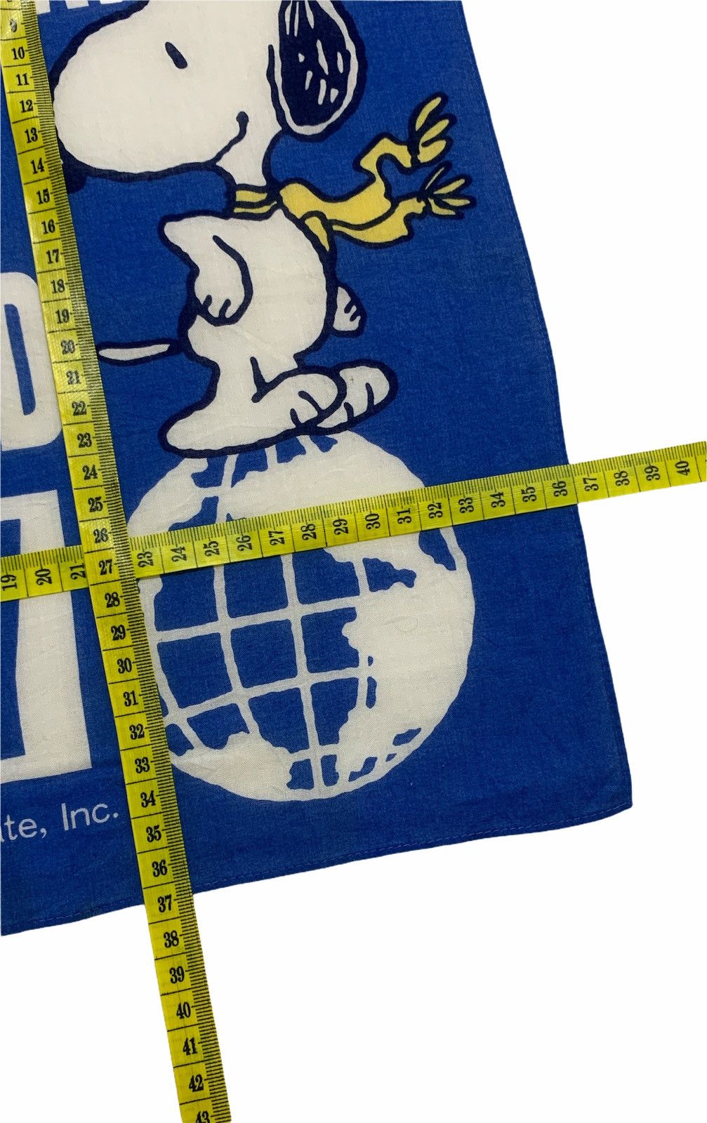 Anime × Peanuts Vtg Peanuts Snoopy Handkerchief Neckerchief Bandana Turban Size ONE SIZE - 4 Thumbnail