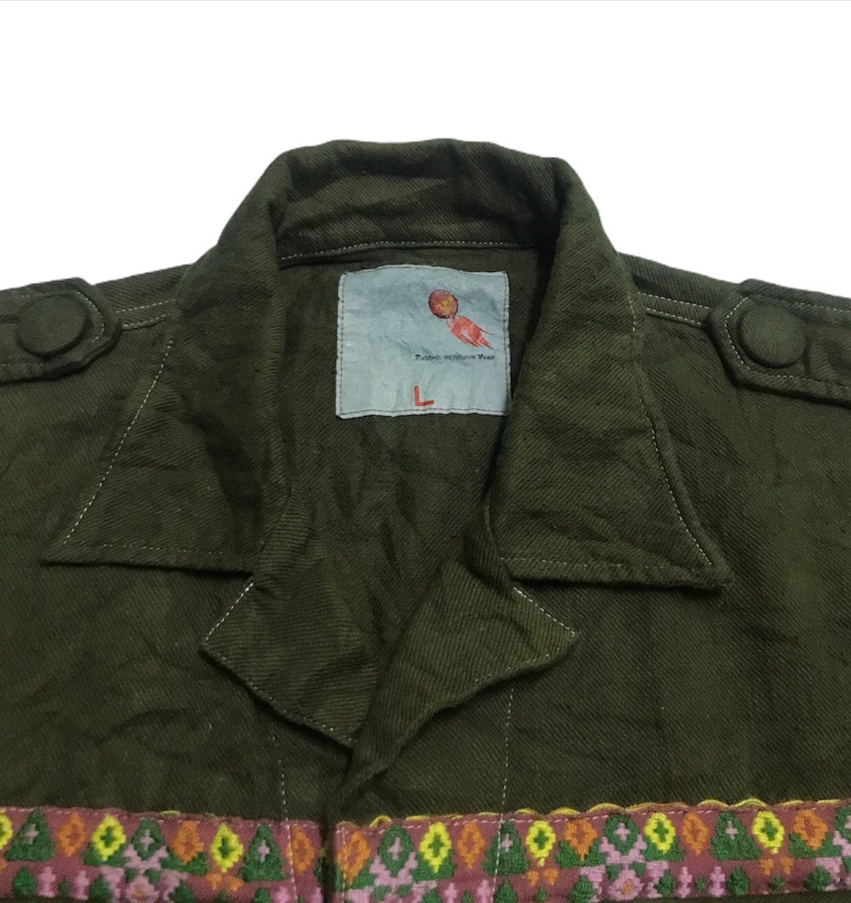 Other 05-ss-rh Rebirth to tabura rasa military style jacket Size US L / EU 52-54 / 3 - 3 Thumbnail