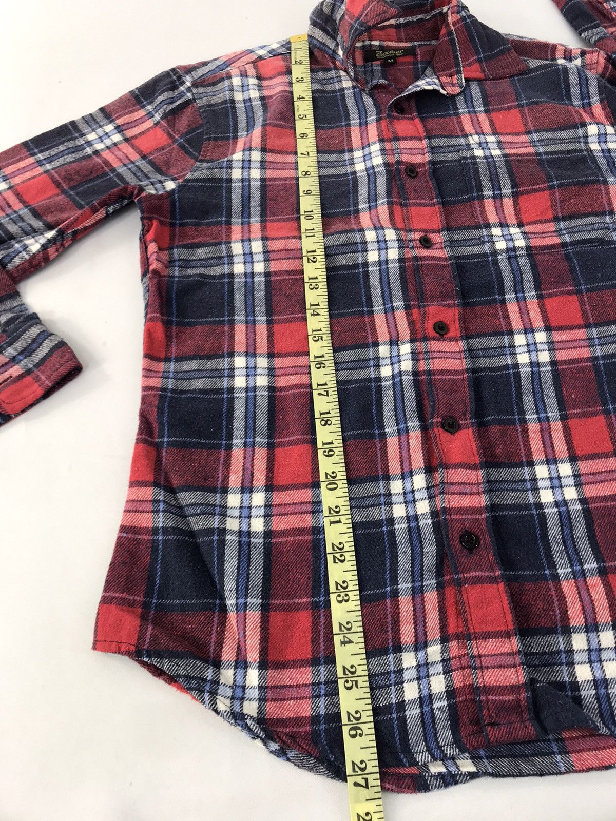 Flannel Vintage Flannel Zauber Casual Shirt Plaid Check Button UP Size US M / EU 48-50 / 2 - 11 Thumbnail