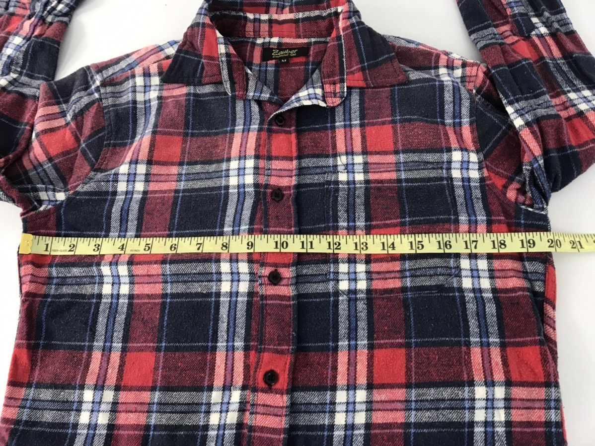 Flannel Vintage Flannel Zauber Casual Shirt Plaid Check Button UP Size US M / EU 48-50 / 2 - 10 Thumbnail
