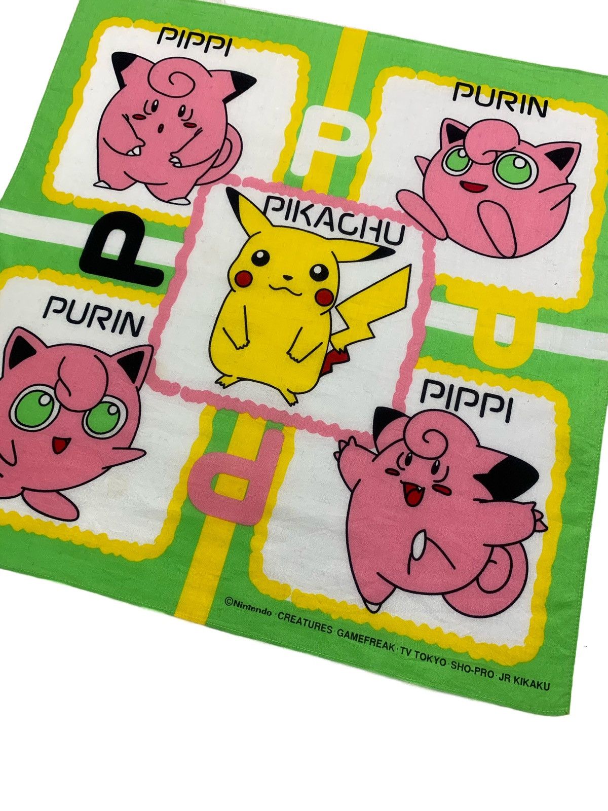 Nintendo pokemon pocket monster bandana handkerchief pocket square Size ONE SIZE - 4 Thumbnail