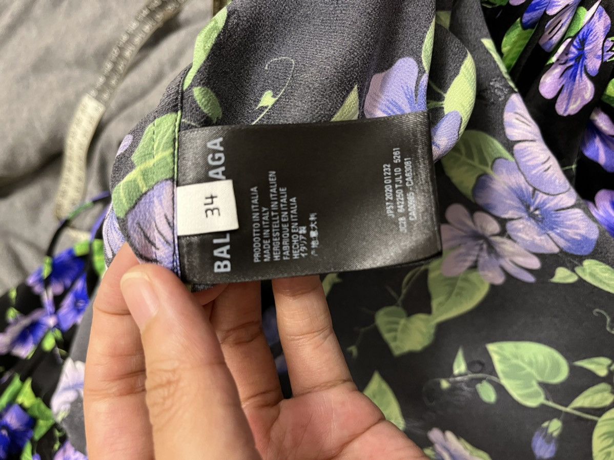 Balenciaga Balenciaga floral jacquard bell sleeve shirt Size XS / US 0-2 / IT 36-38 - 7 Thumbnail