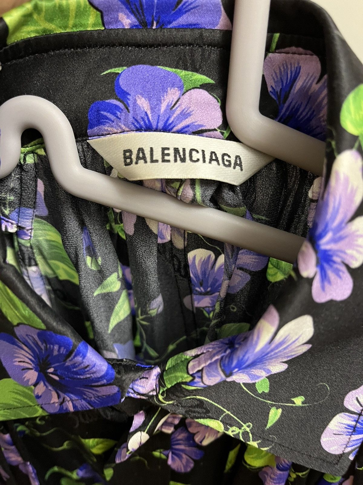 Balenciaga Balenciaga floral jacquard bell sleeve shirt Size XS / US 0-2 / IT 36-38 - 8 Thumbnail