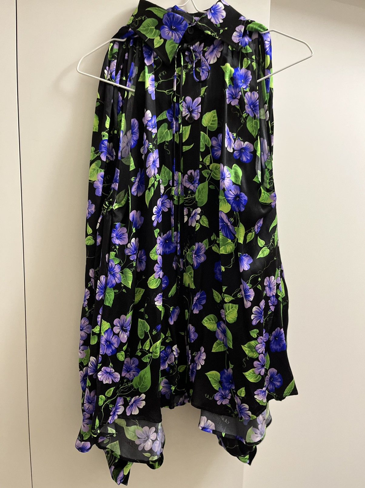 Balenciaga Balenciaga floral jacquard bell sleeve shirt Size XS / US 0-2 / IT 36-38 - 6 Thumbnail