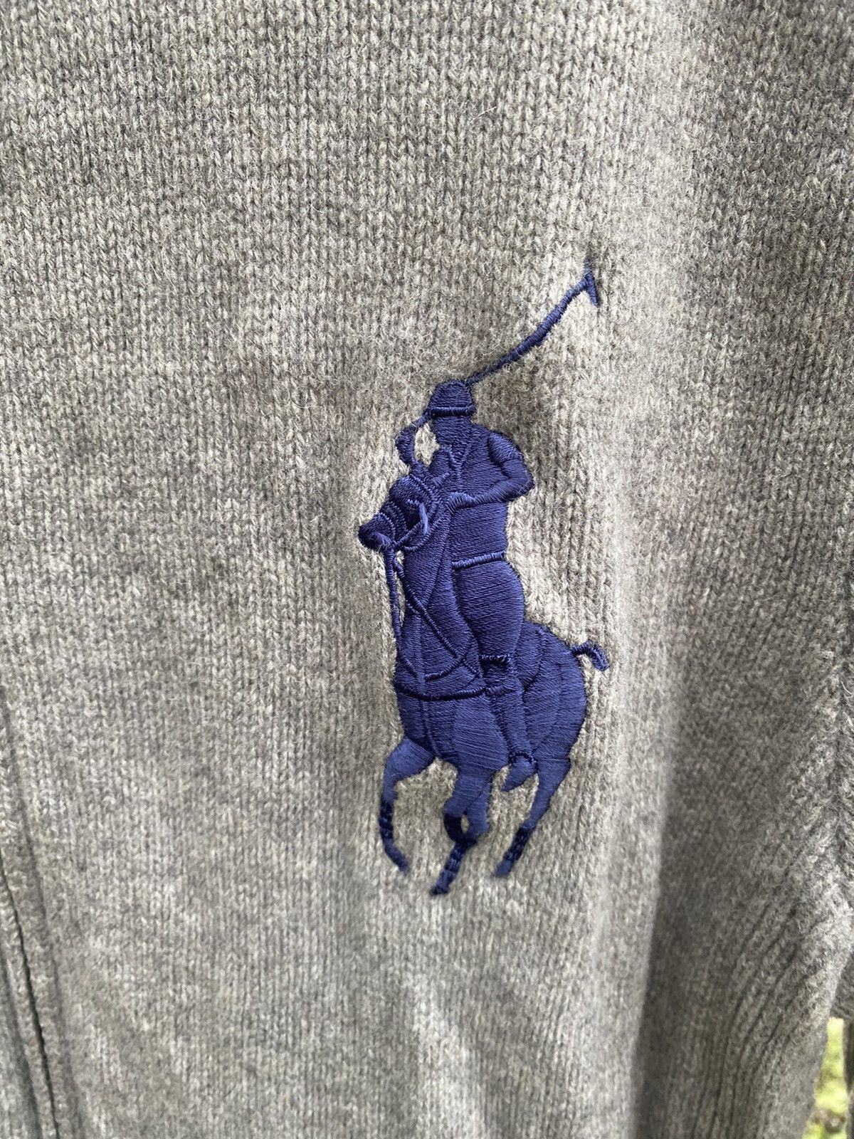 Polo Ralph Lauren Vintage Polo Ralph Lauren Big Pony Lamb Wool Sweater Size US L / EU 52-54 / 3 - 3 Thumbnail
