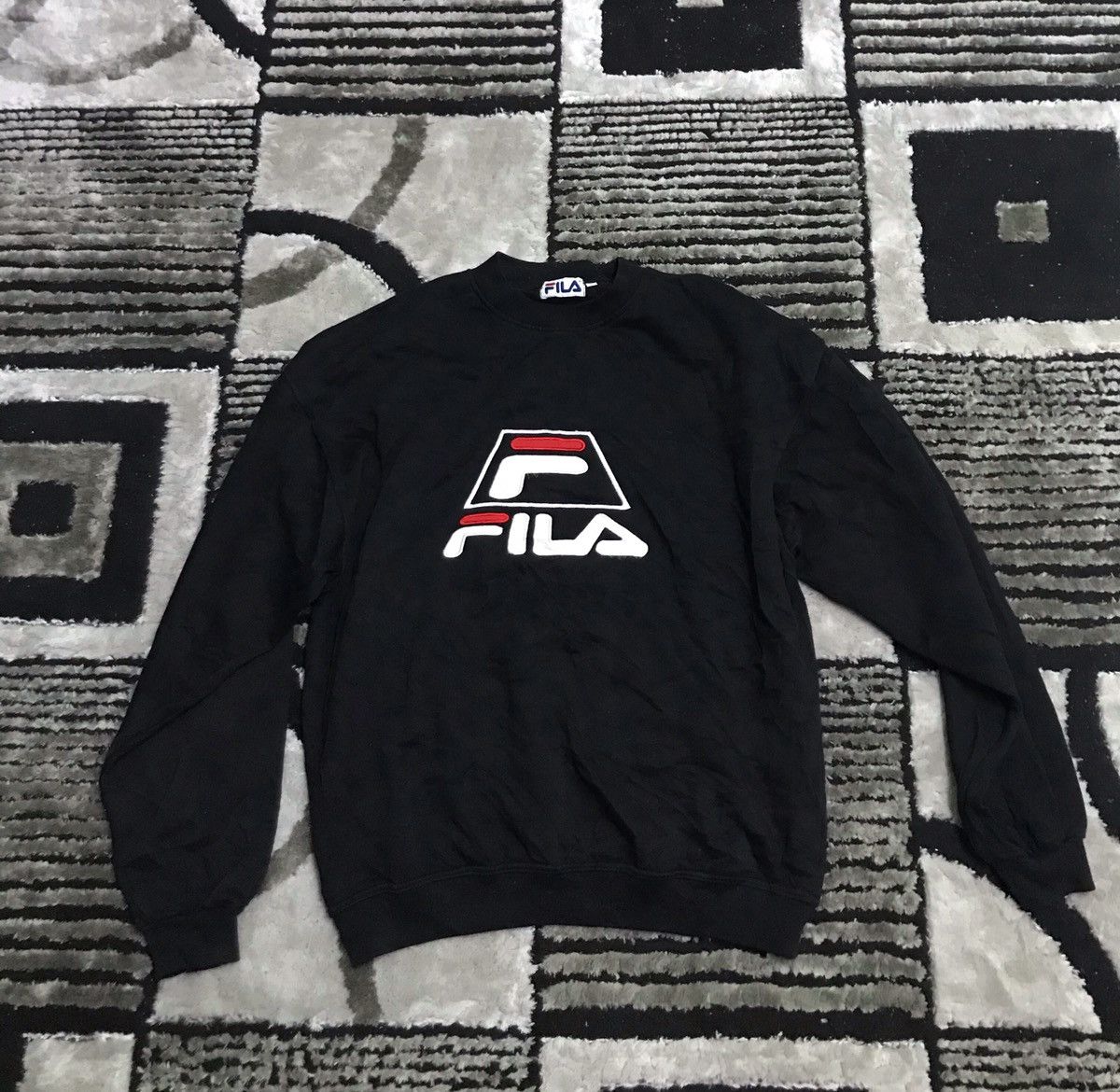 Fila Fila big logo sweatshirt Size US L / EU 52-54 / 3 - 3 Thumbnail