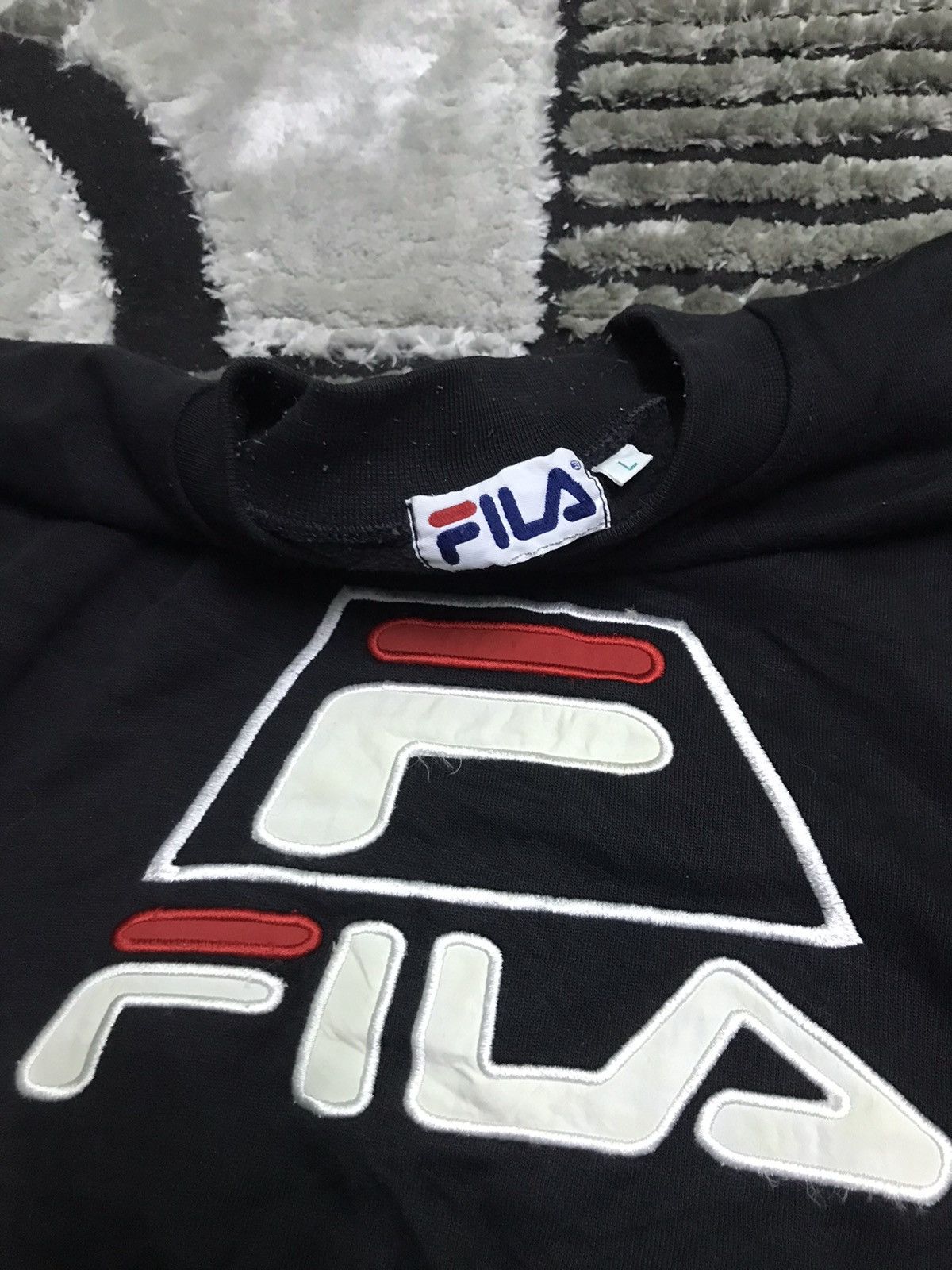 Fila Fila big logo sweatshirt Size US L / EU 52-54 / 3 - 4 Thumbnail