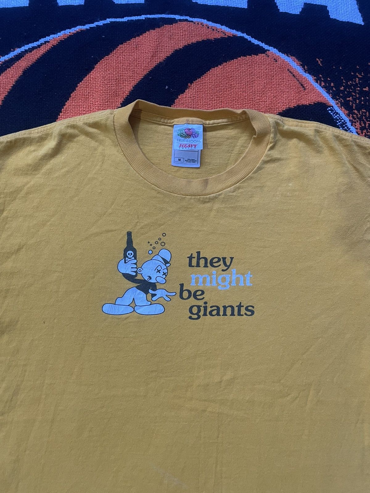 Band Tees × Vintage Vintage They Might Be Giants Yellow T-Shirt. Size US L / EU 52-54 / 3 - 2 Thumbnail