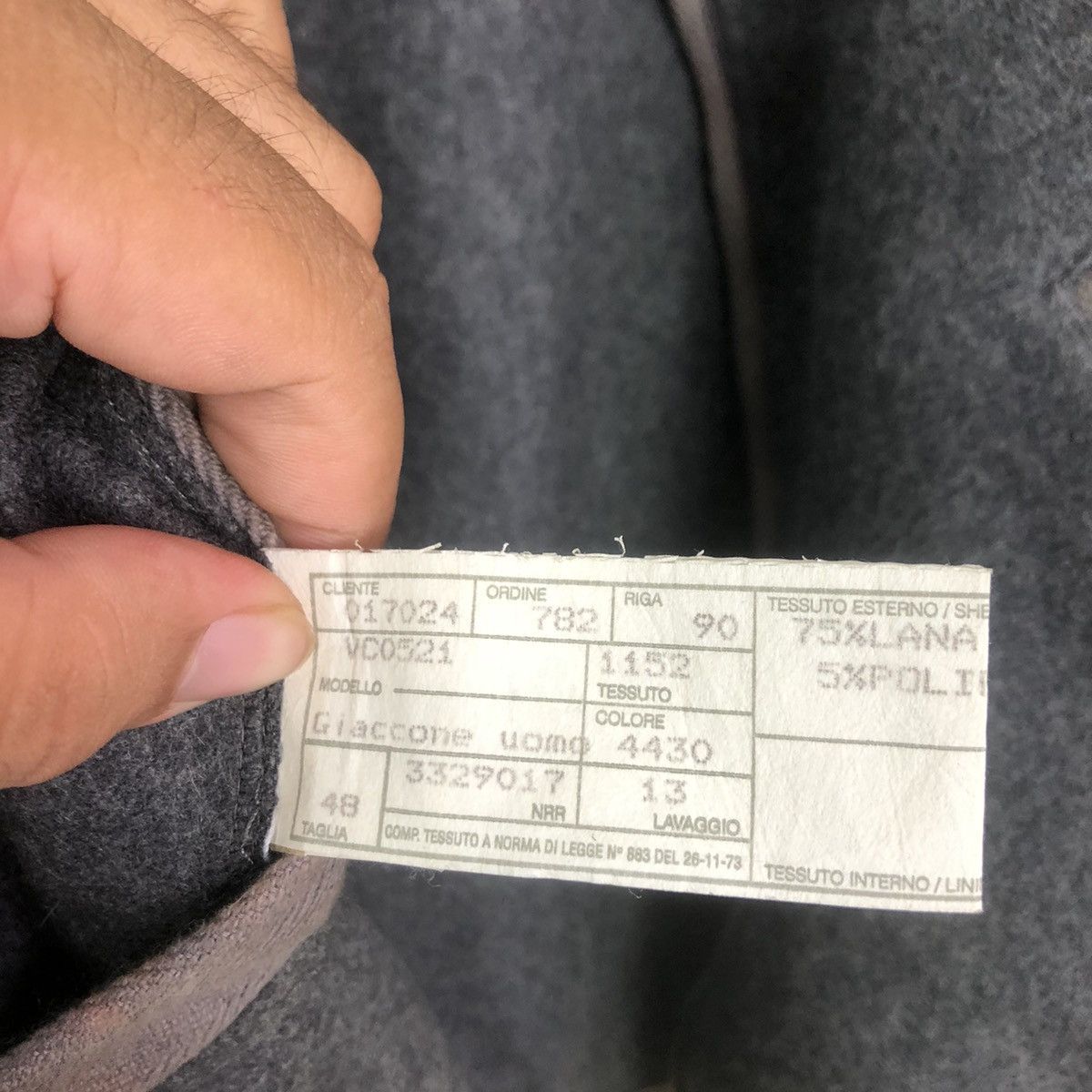Emporio Armani 🔥VINTAGE WOOL ZIPPER JACKET EMPORIO ARMANI MADE IN ITALY Size US L / EU 52-54 / 3 - 9 Thumbnail