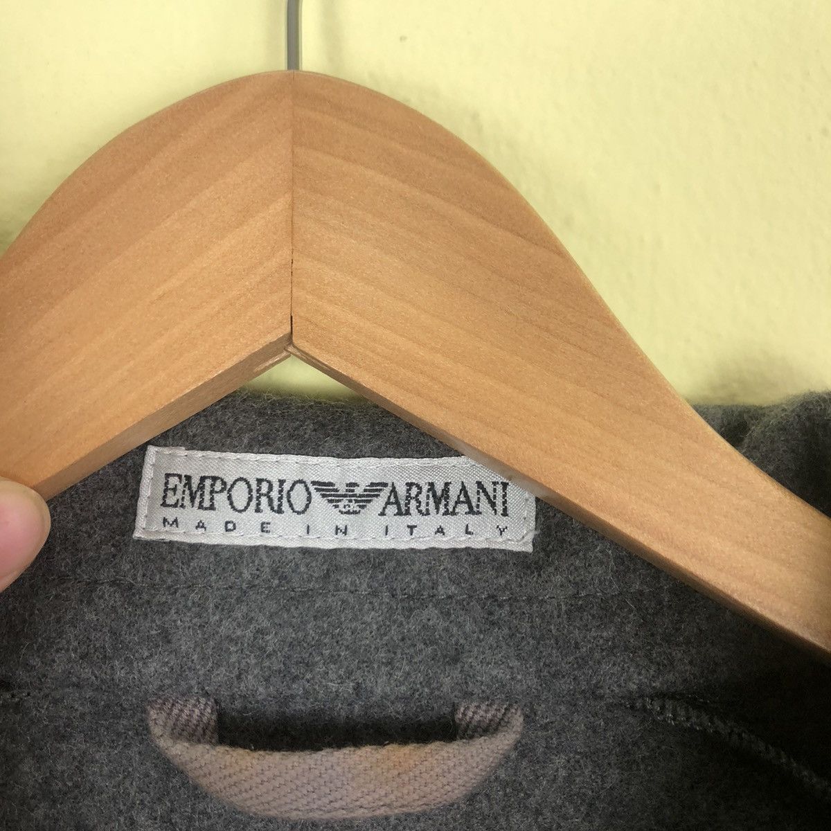 Emporio Armani 🔥VINTAGE WOOL ZIPPER JACKET EMPORIO ARMANI MADE IN ITALY Size US L / EU 52-54 / 3 - 5 Thumbnail