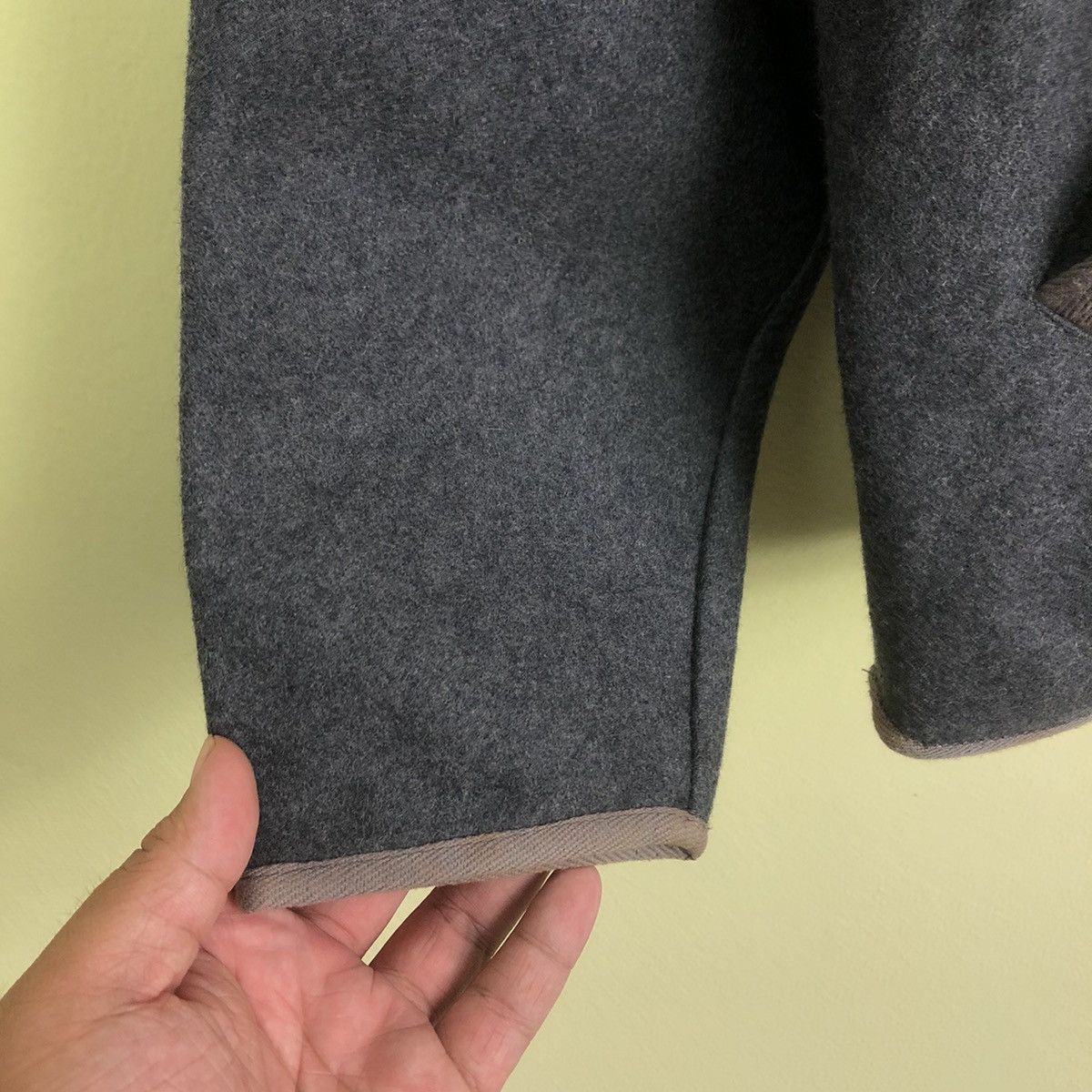 Emporio Armani 🔥VINTAGE WOOL ZIPPER JACKET EMPORIO ARMANI MADE IN ITALY Size US L / EU 52-54 / 3 - 12 Thumbnail