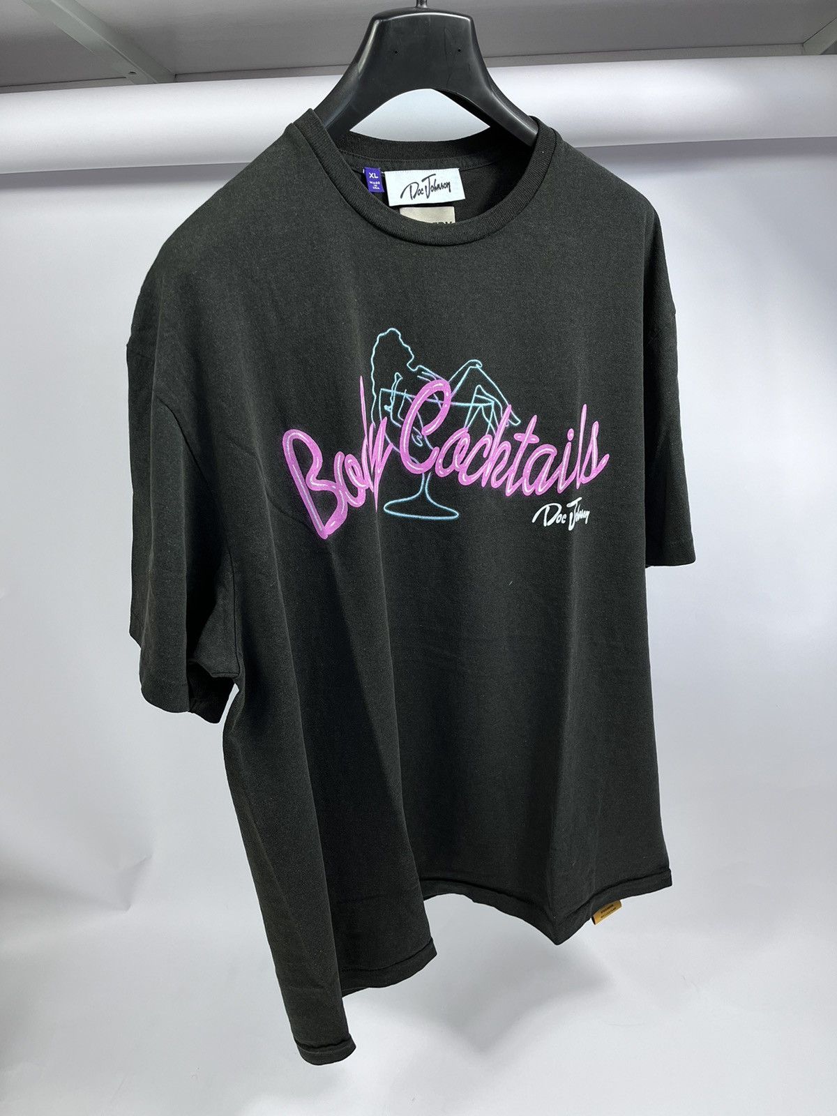 image of Gallery Dept. Doc Johnson Body Cocktails T-Shirt in Black, Men's (Size XL)