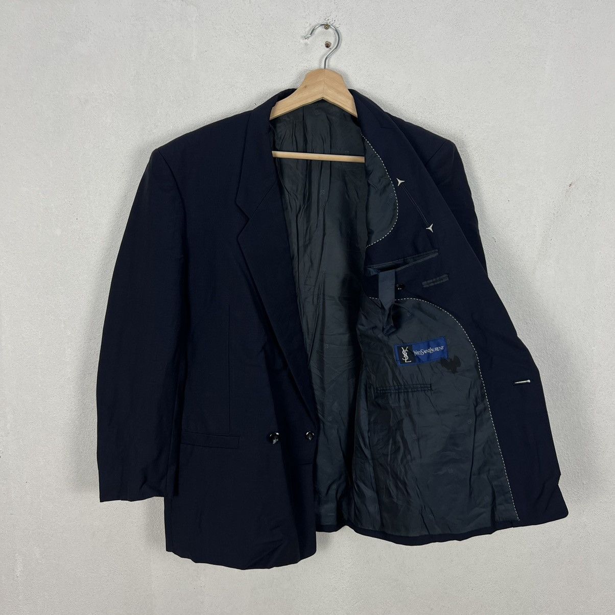 Yves Saint Laurent VINTAGE DOUBLE BREAST CASUAL JACKET Size US M / EU 48-50 / 2 - 6 Thumbnail