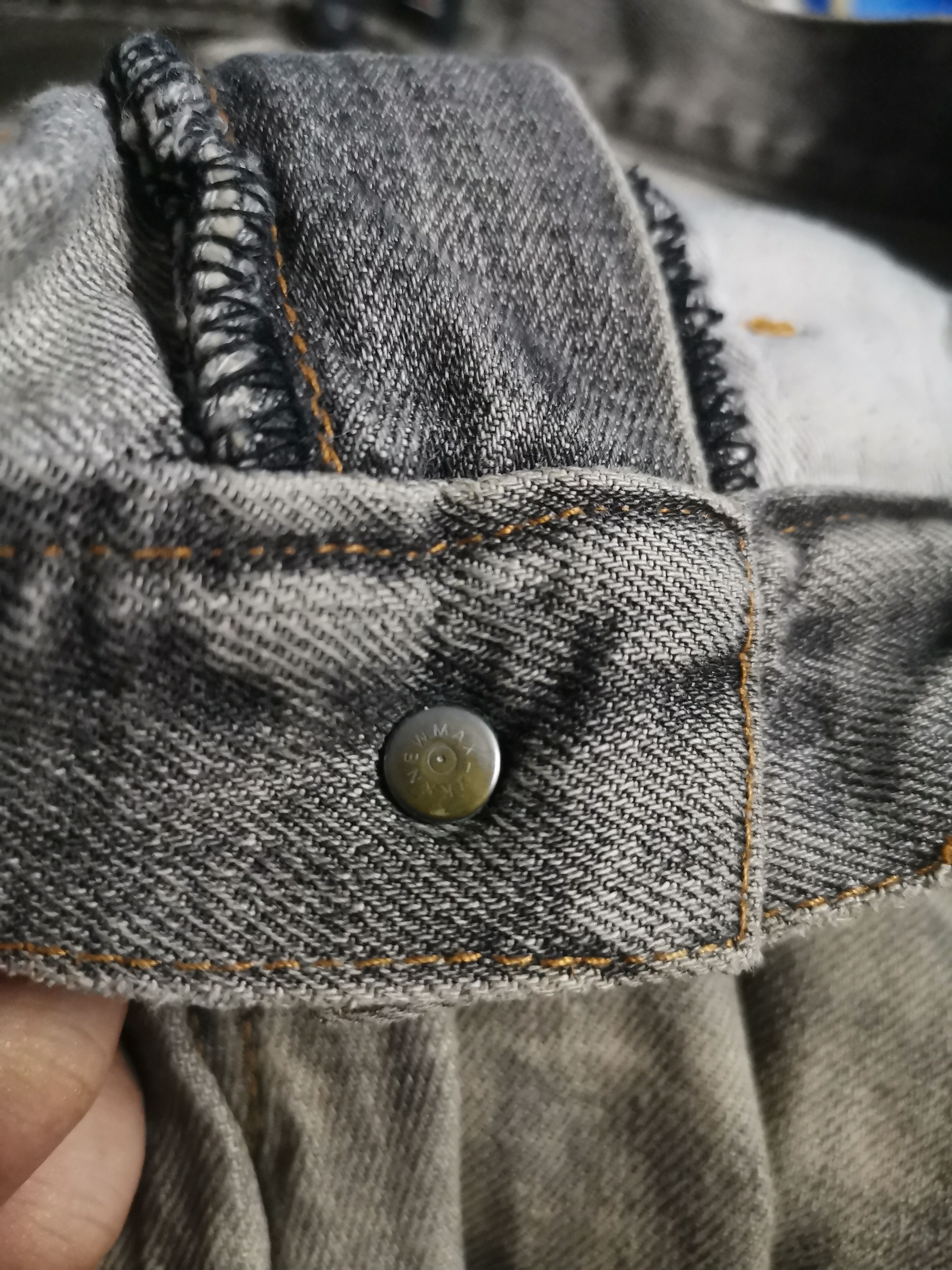 Other Vintage Nick Ashley Side Zipper Distressed Denim Size US 31 - 15 Thumbnail