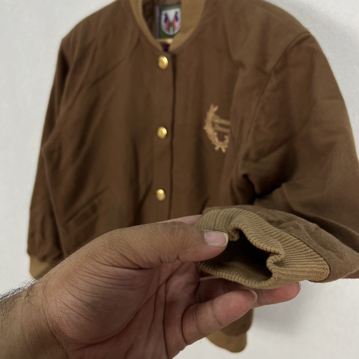 Japanese Brand VINTAGE VARSITY JACKET GIOVANE DONNA Size US S / EU 44-46 / 1 - 5 Thumbnail