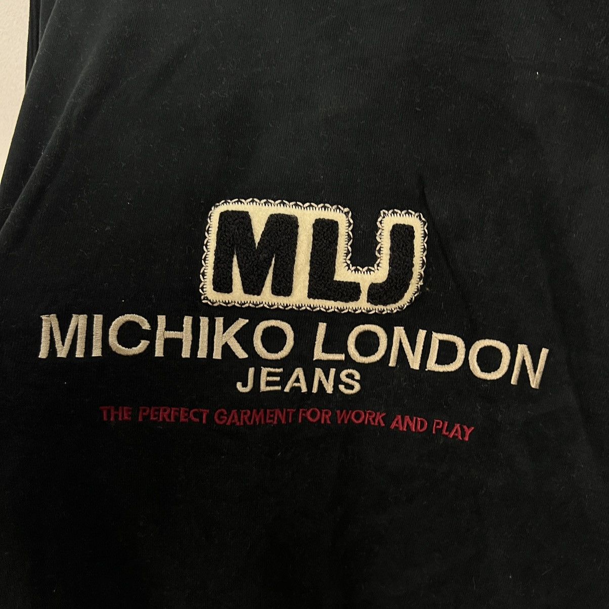 Japanese Brand VINTAGE MICHIKO LONDON EMBROIDERY BIG LOGO SWEATSHIRT Size US L / EU 52-54 / 3 - 5 Thumbnail