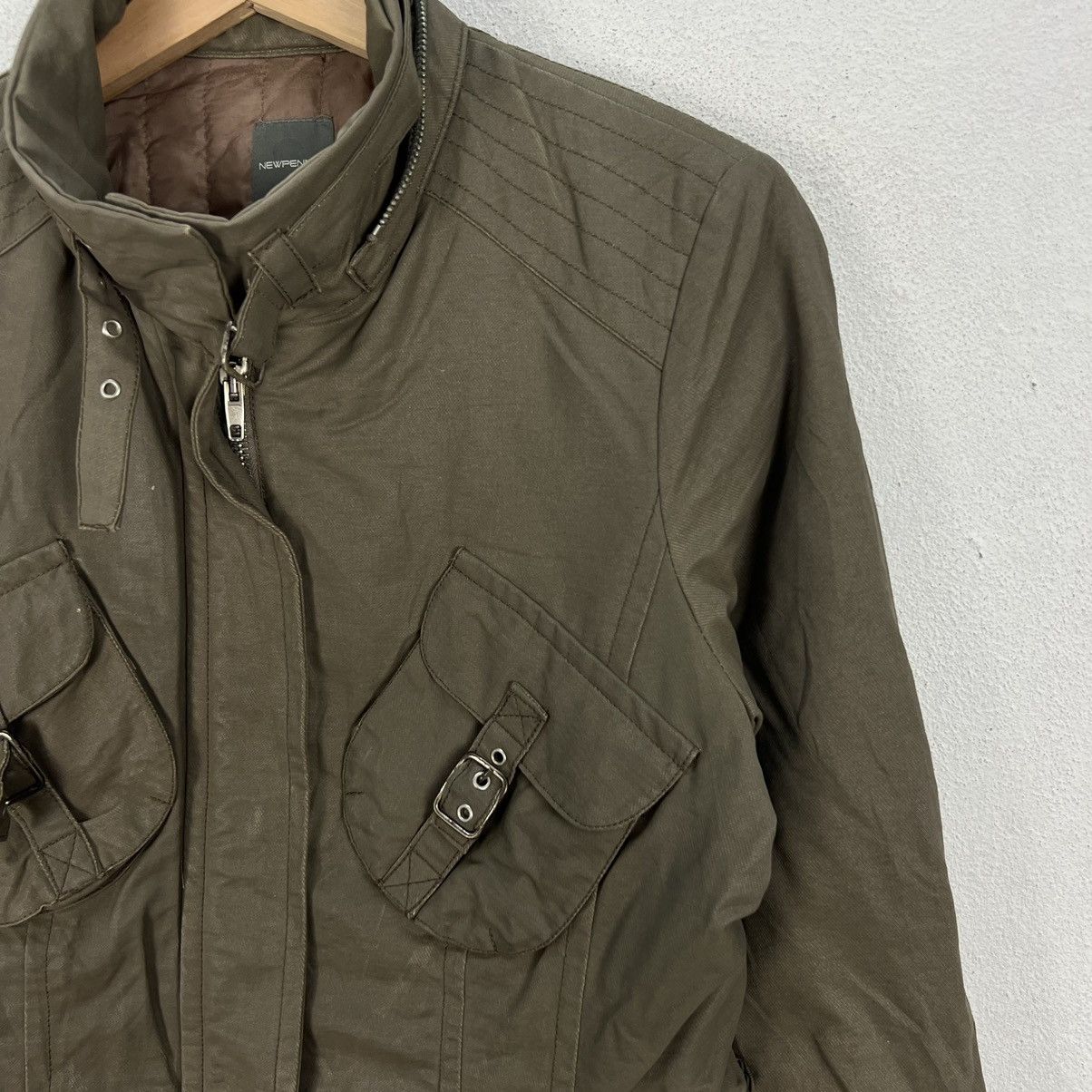Japanese Brand VERY RARE NEWPENNY MULTI POCKET CARGO JACKET Size US M / EU 48-50 / 2 - 5 Thumbnail