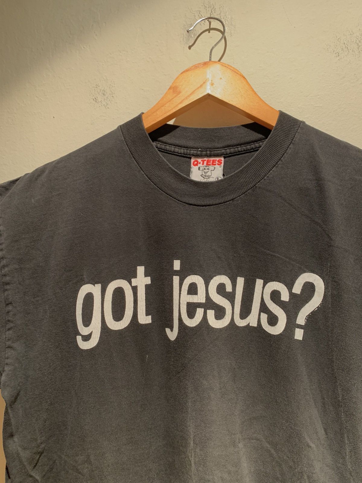 Vintage *RARE* Vintage Got Jesus USA-Made Parody Christian T-Shirt Size US L / EU 52-54 / 3 - 2 Thumbnail