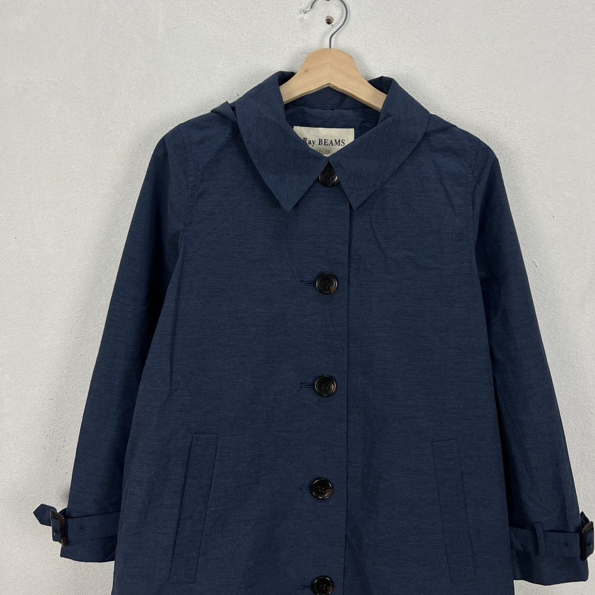 Beams Plus RARE TRENCH COAT JACKET RAY BEAMS FABRIC OF JAPAN Size US M / EU 48-50 / 2 - 3 Thumbnail