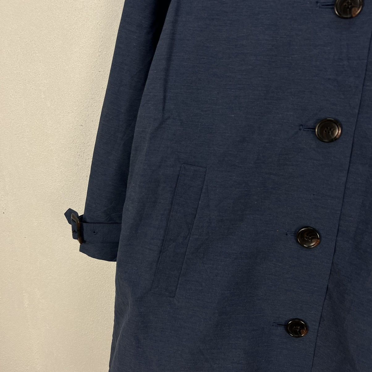 Beams Plus RARE TRENCH COAT JACKET RAY BEAMS FABRIC OF JAPAN Size US M / EU 48-50 / 2 - 4 Thumbnail