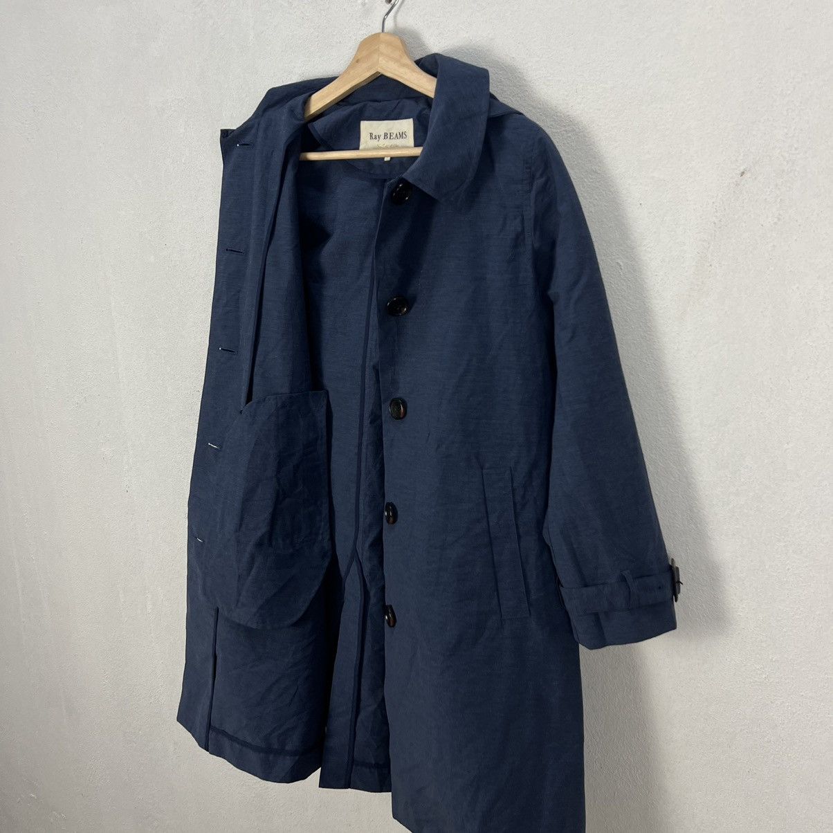 Beams Plus RARE TRENCH COAT JACKET RAY BEAMS FABRIC OF JAPAN Size US M / EU 48-50 / 2 - 10 Thumbnail