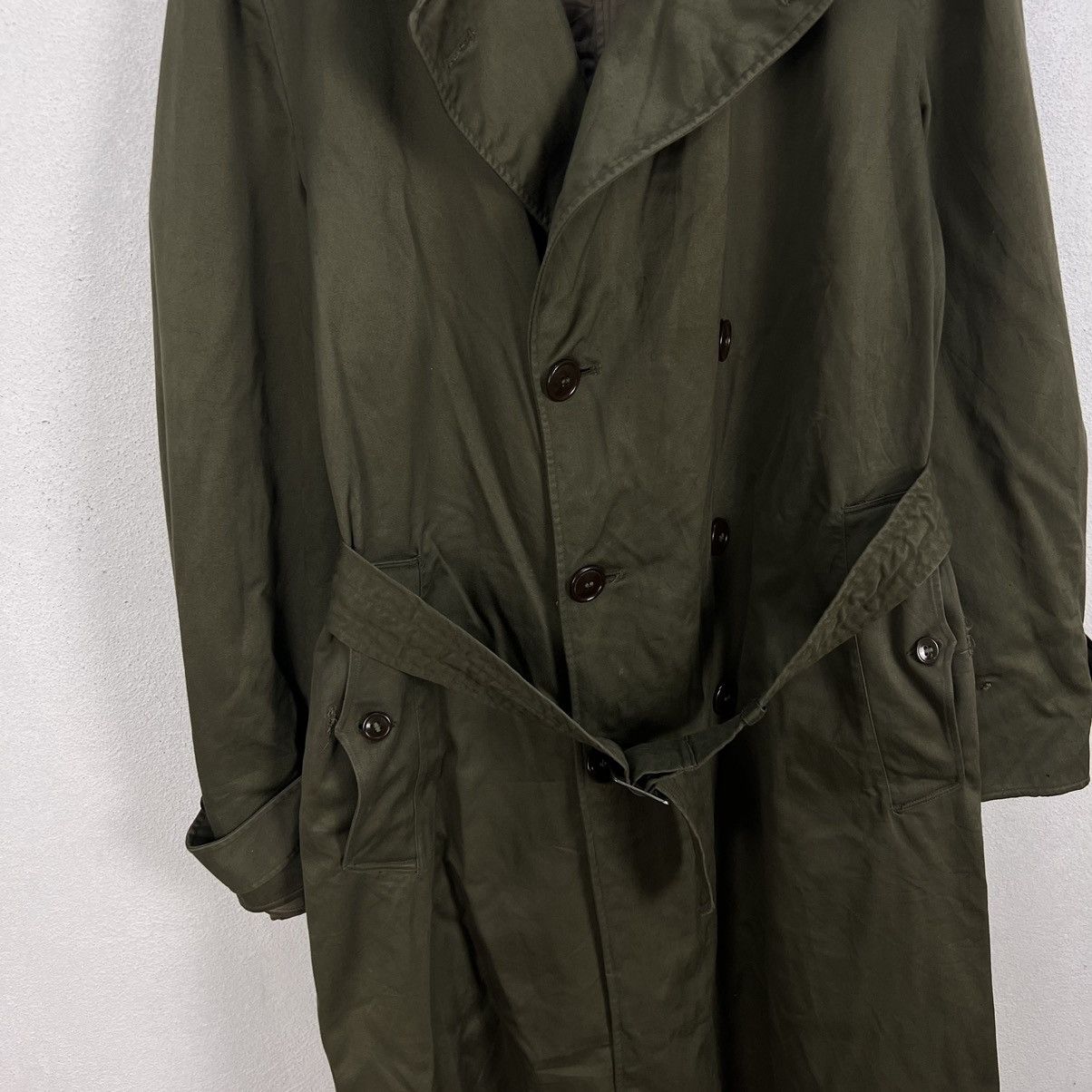 Vintage VINTAGE 70’s TRENCH COAT JACKET MILITARY US ISSUE Size US M / EU 48-50 / 2 - 5 Thumbnail