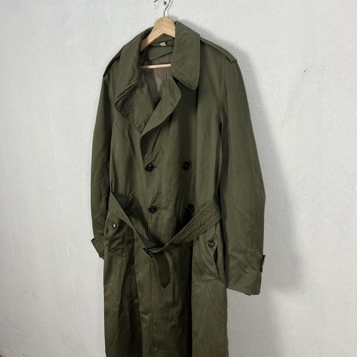 Vintage VINTAGE 70’s TRENCH COAT JACKET MILITARY US ISSUE Size US M / EU 48-50 / 2 - 2 Thumbnail