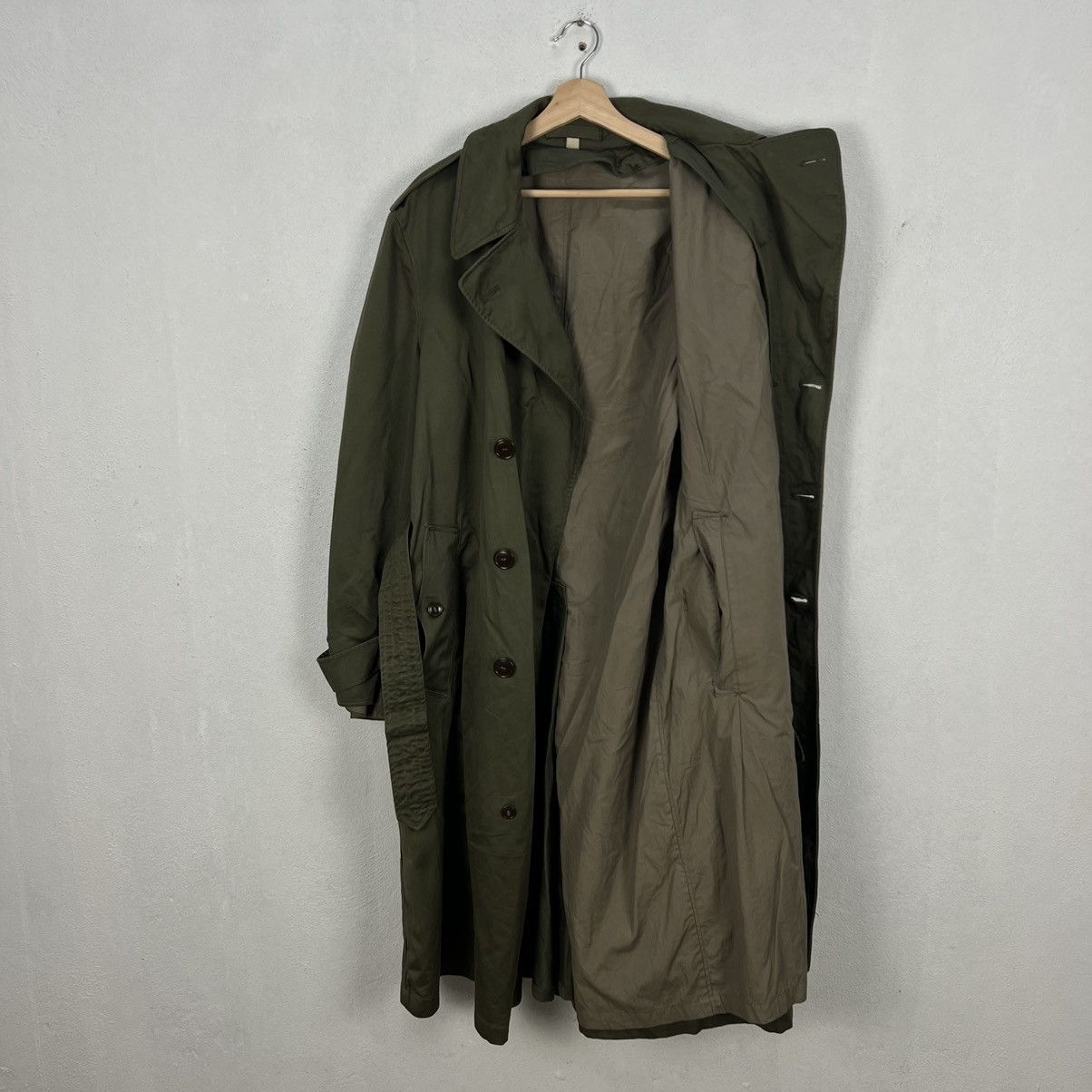 Vintage VINTAGE 70’s TRENCH COAT JACKET MILITARY US ISSUE Size US M / EU 48-50 / 2 - 13 Thumbnail