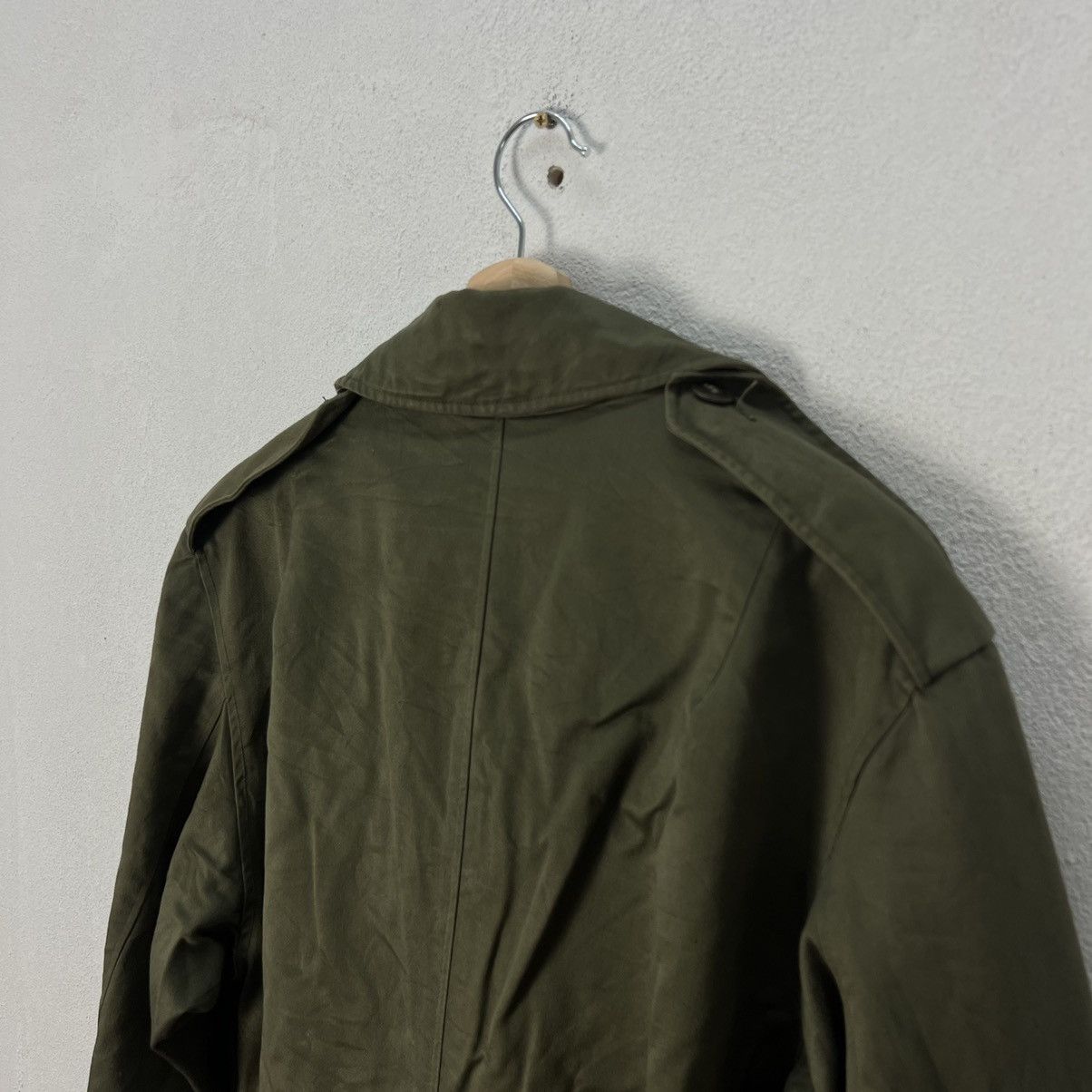 Vintage VINTAGE 70’s TRENCH COAT JACKET MILITARY US ISSUE Size US M / EU 48-50 / 2 - 12 Thumbnail