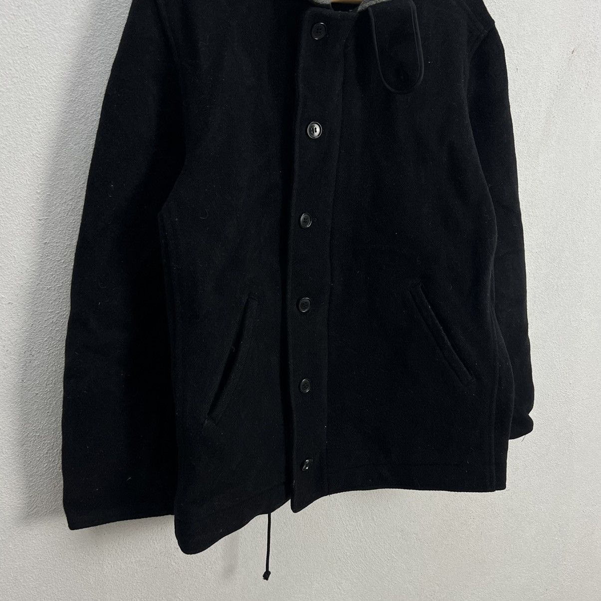 Japanese Brand VINTAGE ORANGE HELMET WOOL JACKET INSPIRED BY ISSEY MIYAKE Size US M / EU 48-50 / 2 - 4 Thumbnail