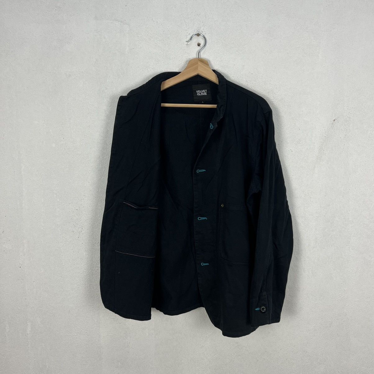 Japanese Brand HIKORY CHORE JACKET VELVET GLOVE INSPIRED BY ISSEY MIYAKE Size US L / EU 52-54 / 3 - 9 Thumbnail