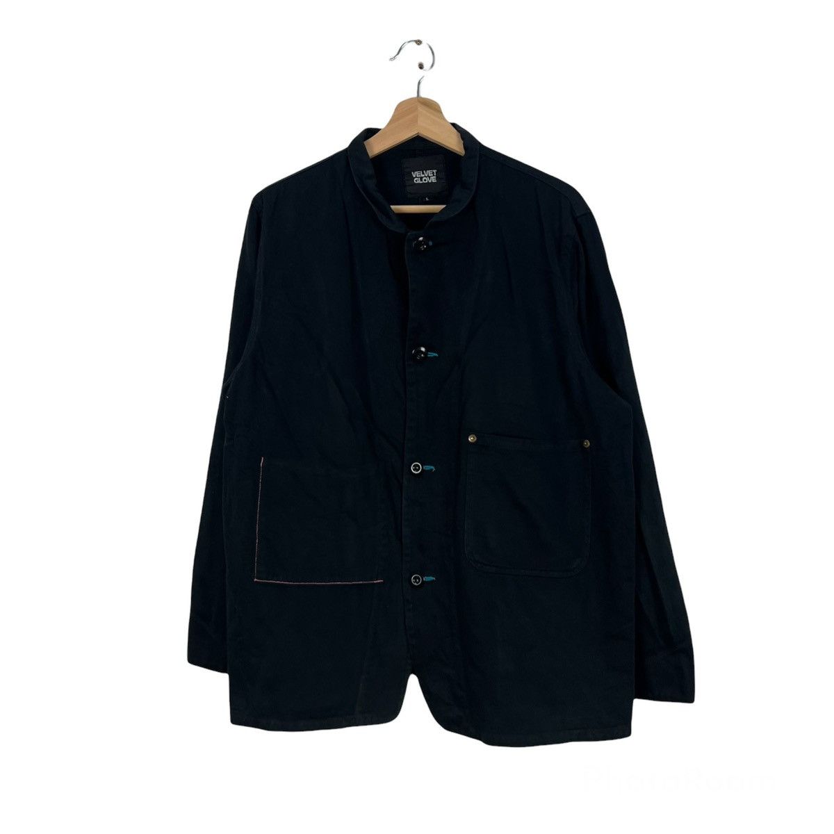 Japanese Brand HIKORY CHORE JACKET VELVET GLOVE INSPIRED BY ISSEY MIYAKE Size US L / EU 52-54 / 3 - 1 Thumbnail