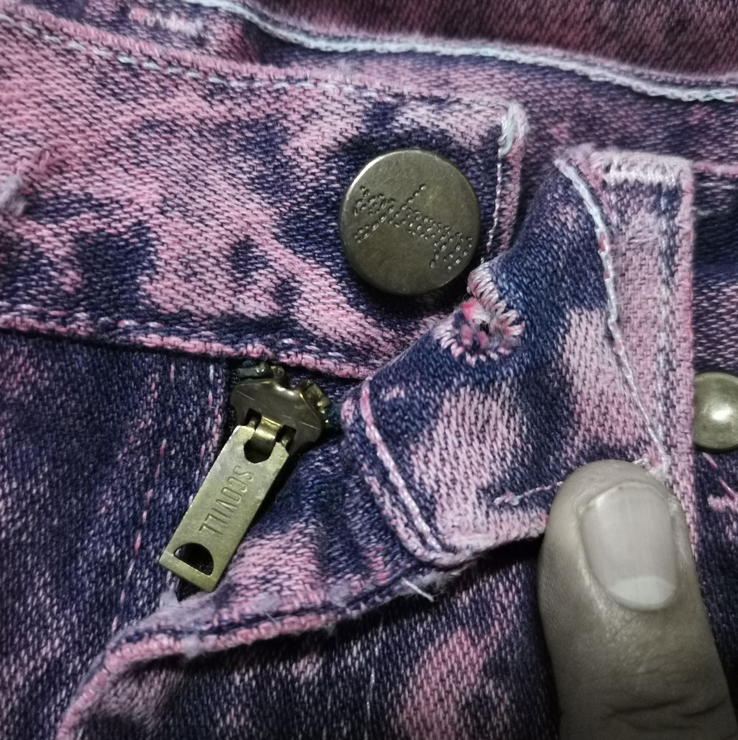 Vintage Vintage Wrangler Acid Wash Distressed Denim Size US 28 / EU 44 - 5 Thumbnail