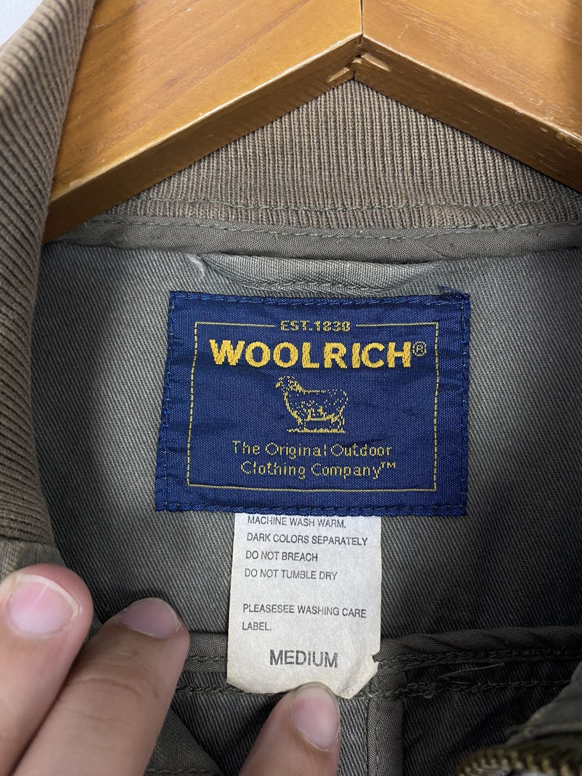 Woolrich Woolen Mills Rare‼️ Vintage Woolrich Military Jacket Size M / US 6-8 / IT 42-44 - 5 Thumbnail