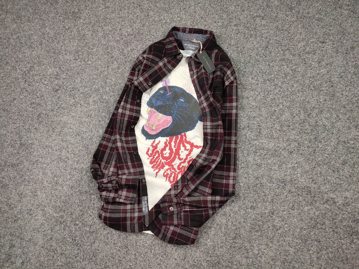 Flannel Vintage Flannel Shirt Travis Scott Style Size US M / EU 48-50 / 2 - 9 Thumbnail