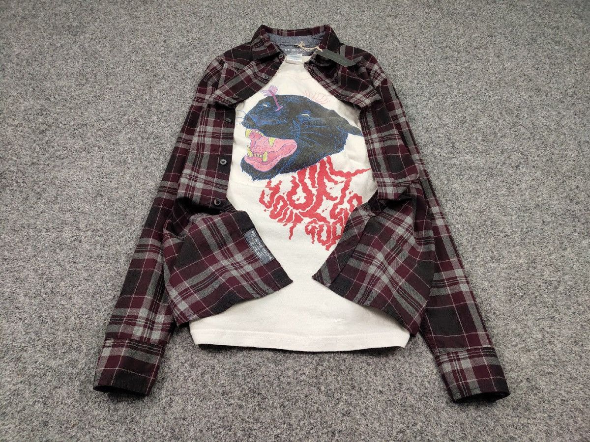 Flannel Vintage Flannel Shirt Travis Scott Style Size US M / EU 48-50 / 2 - 2 Thumbnail
