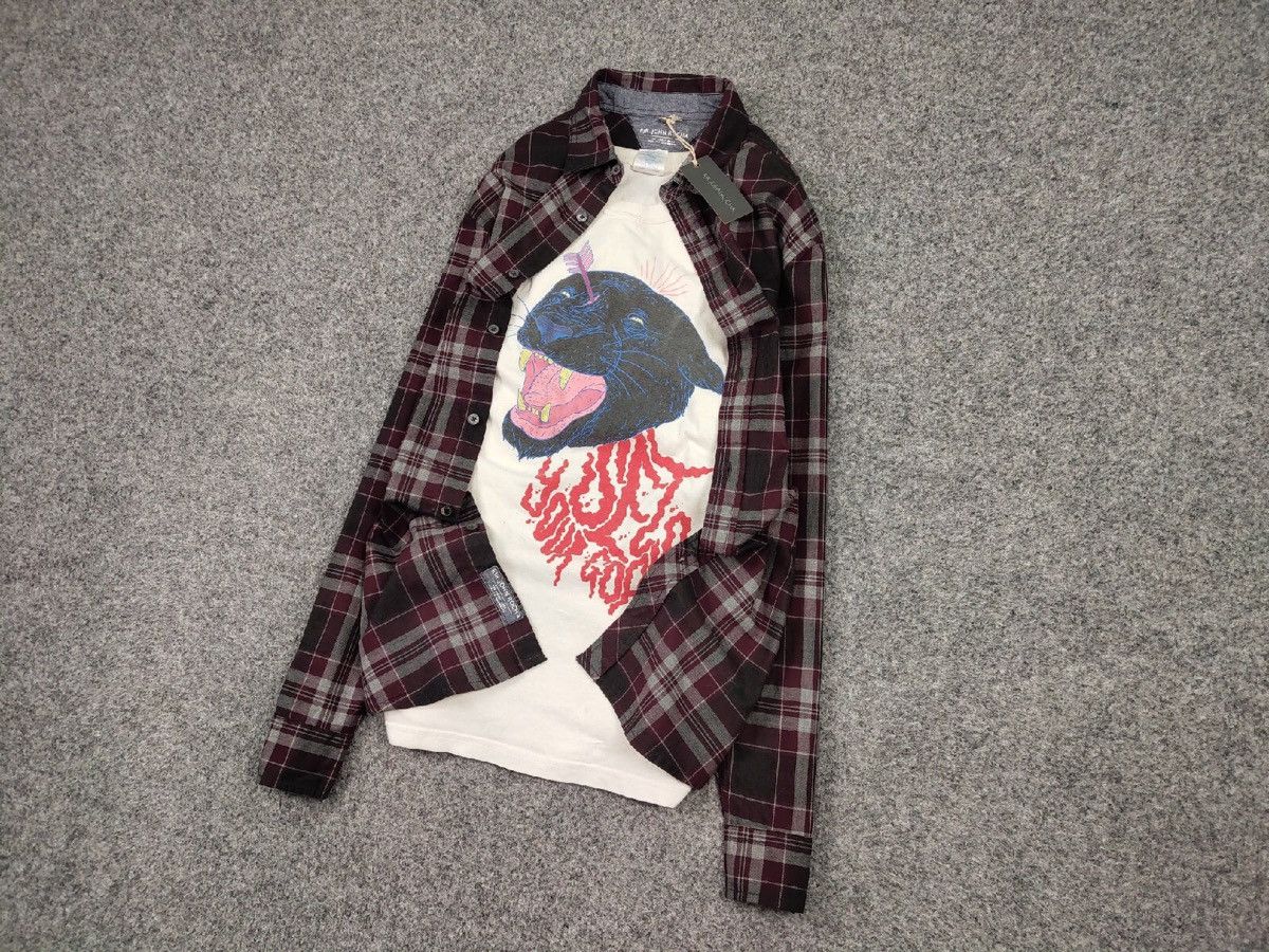 Flannel Vintage Flannel Shirt Travis Scott Style Size US M / EU 48-50 / 2 - 3 Thumbnail