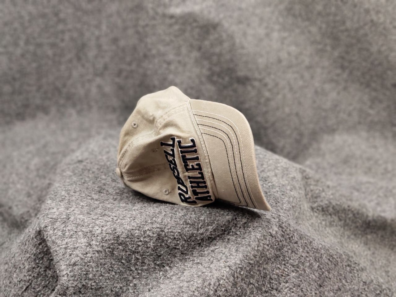 Russell Athletic Vintage 90's Russell Athletic Classic Logo unisex Beige Cap Size ONE SIZE - 5 Thumbnail