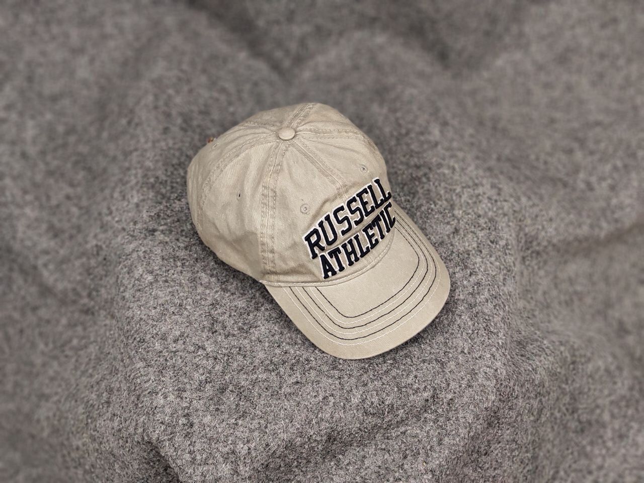 Russell Athletic Vintage 90's Russell Athletic Classic Logo unisex Beige Cap Size ONE SIZE - 2 Thumbnail