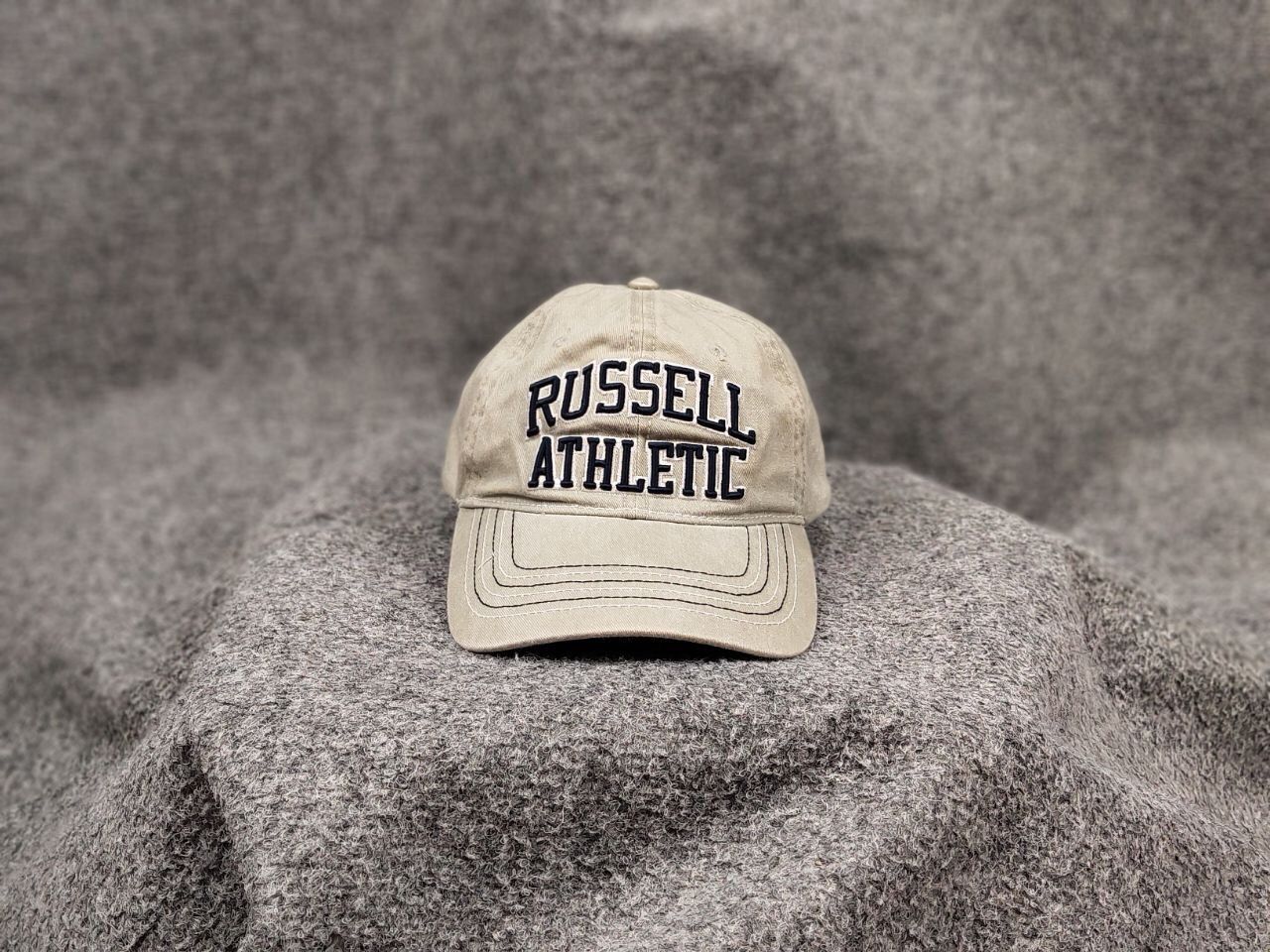 Russell Athletic Vintage 90's Russell Athletic Classic Logo unisex Beige Cap Size ONE SIZE - 3 Thumbnail