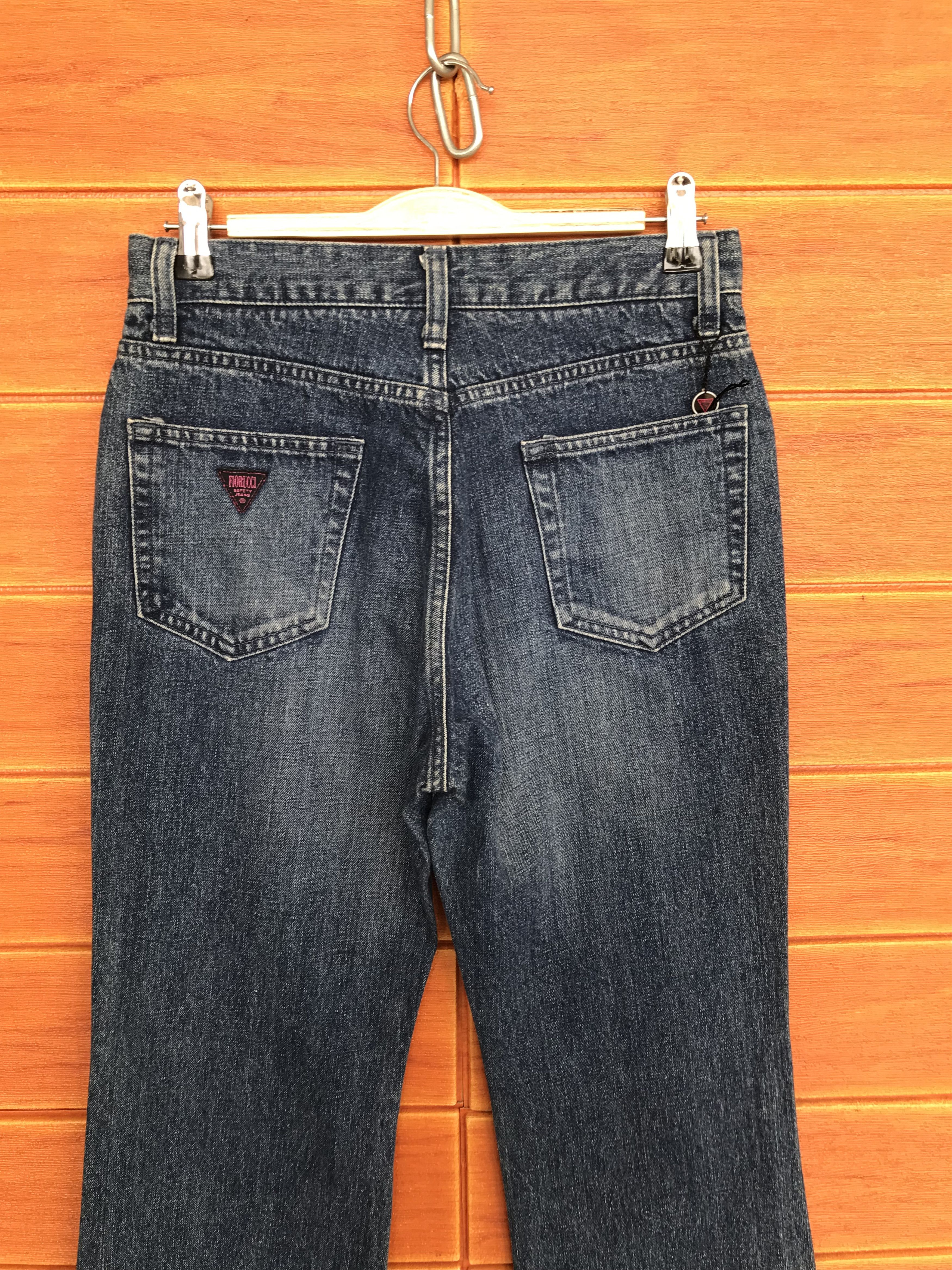Fiorucci Flare Jeans Fiorucci Flower Embroidered Boot Cut Jeans Size US 27 - 11 Thumbnail