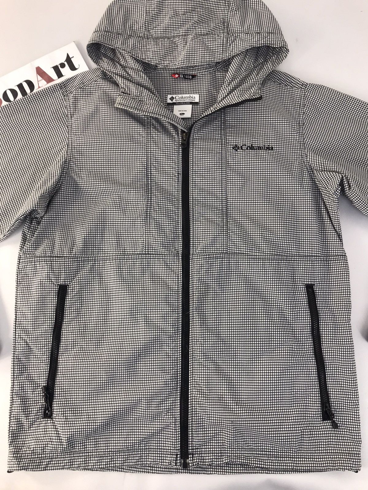 Columbia × Vintage Vintage Jacket Windbreaker Columbia Sportswear Hoodie Size US L / EU 52-54 / 3 - 3 Thumbnail