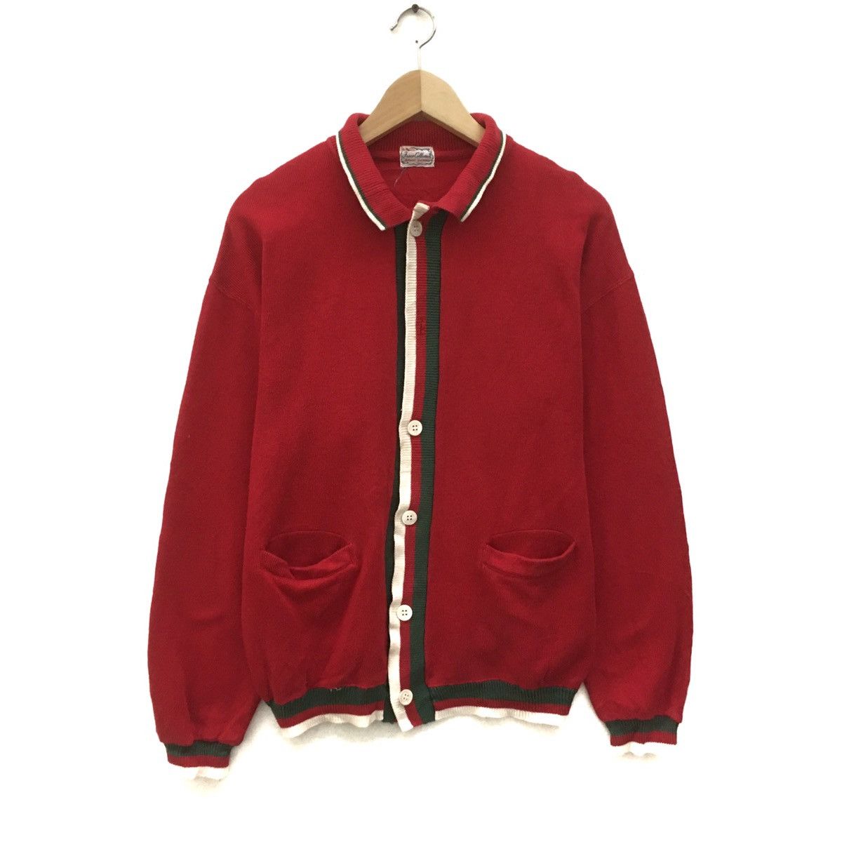 Japanese Brand × Vintage Vintage 90s Cardigan Sweatshirt Union Made Size US M / EU 48-50 / 2 - 1 Thumbnail