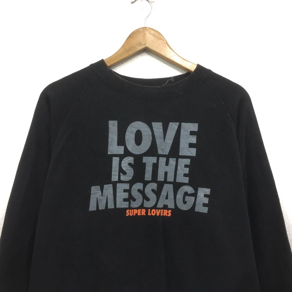 Japanese Brand × Vintage Super Lovers Crewneck Sweatshirt Love Is The Message Size US M / EU 48-50 / 2 - 3 Thumbnail