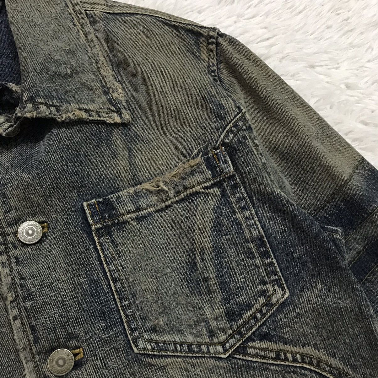 Iroquois Japan Rare & Vtg Iroquois Denim Distress Style Jacket Size US S / EU 44-46 / 1 - 8 Thumbnail