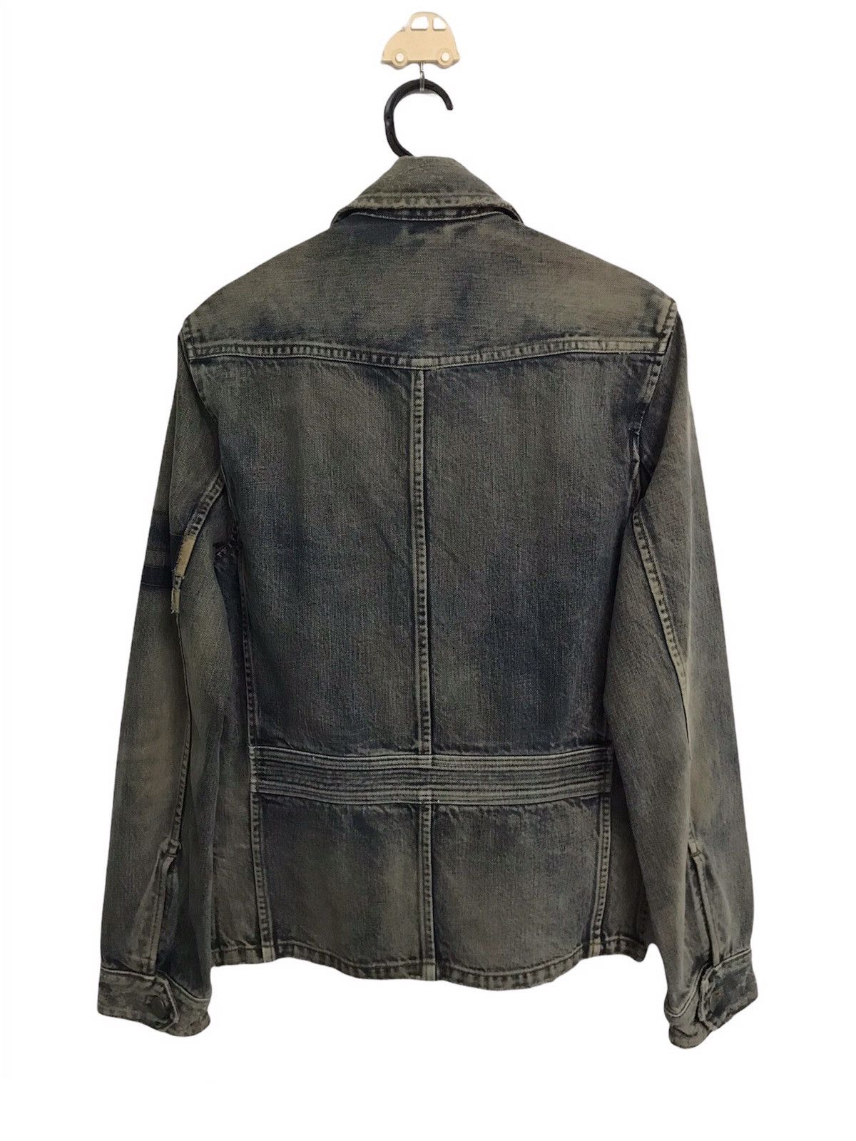 Iroquois Japan Rare & Vtg Iroquois Denim Distress Style Jacket Size US S / EU 44-46 / 1 - 2 Thumbnail