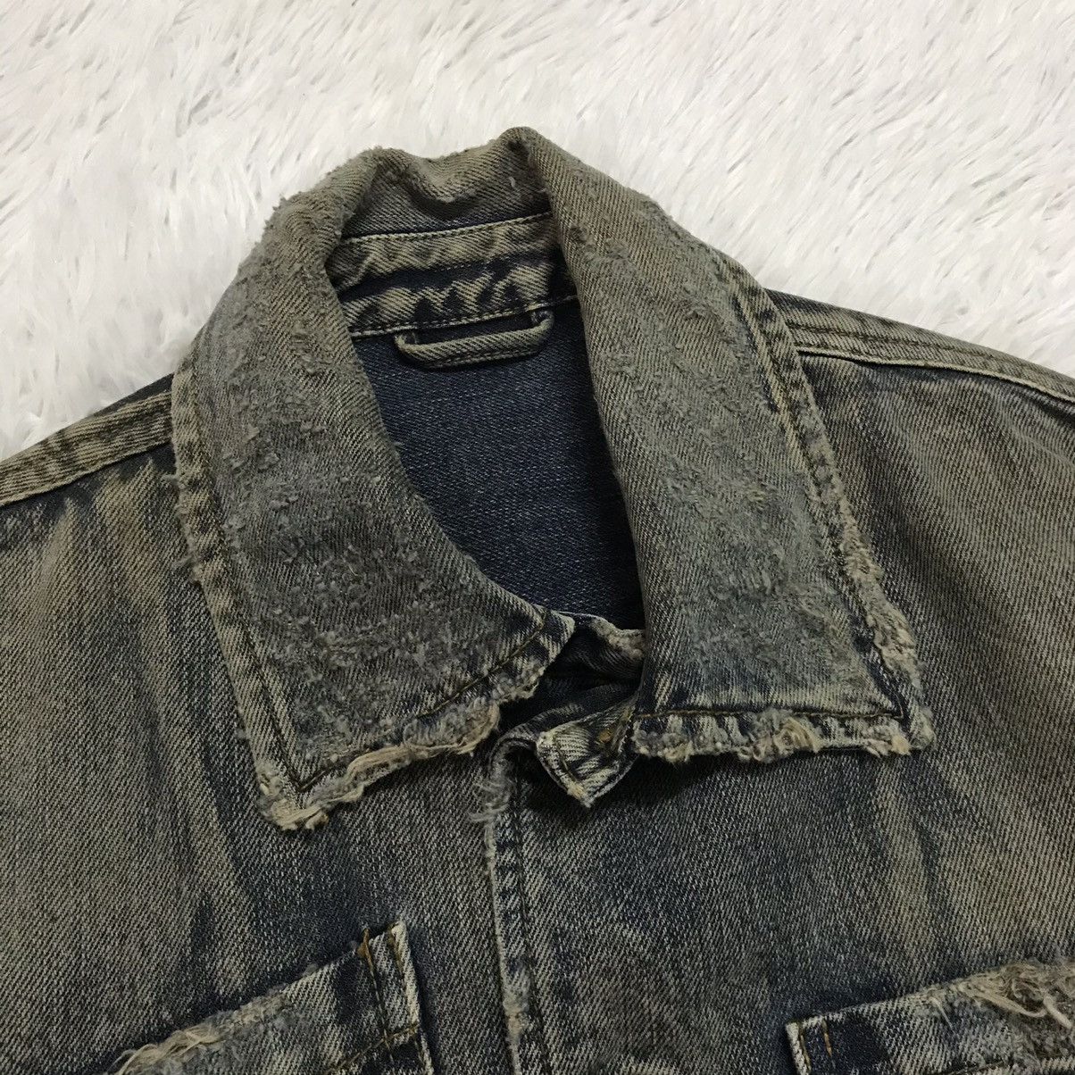 Iroquois Japan Rare & Vtg Iroquois Denim Distress Style Jacket Size US S / EU 44-46 / 1 - 7 Thumbnail