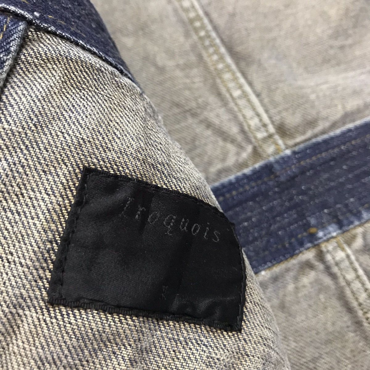 Iroquois Japan Rare & Vtg Iroquois Denim Distress Style Jacket Size US S / EU 44-46 / 1 - 17 Thumbnail