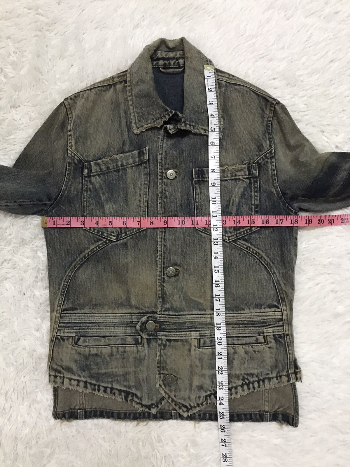 Iroquois Japan Rare & Vtg Iroquois Denim Distress Style Jacket Size US S / EU 44-46 / 1 - 18 Thumbnail