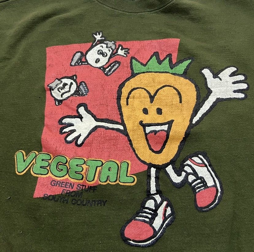 Vintage Vintage 90s vegetal sweatshirt cartoon anime Size US M / EU 48-50 / 2 - 2 Thumbnail